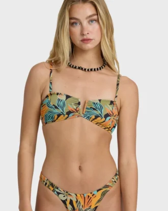 Top de bikini bandeau Des Tropiques V