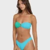 Top de bikini bandeau Rio con bloques de color de Sunrays Top de bikini bandeau Rio con bloques de color de Sunrays