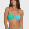 Top de bikini bandeau Rio con bloques de color de Sunrays Top de bikini bandeau Rio con bloques de color de Sunrays