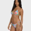 Top de bikini con triángulos multicolores Pipe Dreams