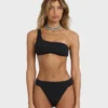 Top de bikini sin tirantes con un solo hombro Laura Twisted Sun