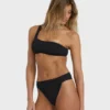 Top de bikini sin tirantes con un solo hombro Laura Twisted Sun