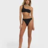 Top de bikini sin tirantes con un solo hombro Laura Twisted Sun