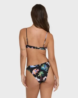 Top de bikini tipo bralette corto Party Wave Jaclyn