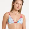 Top de bikini triangular alto Lottie Hall Slide