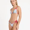 Top de bikini triangular alto Lottie Hall Slide