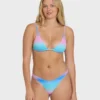 Top de bikini triangular alto Sun Fade Slide