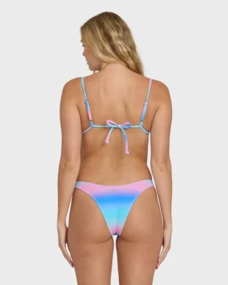 Top de bikini triangular alto Sun Fade Slide