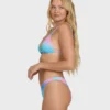 Top de bikini triangular alto Sun Fade Slide