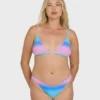 Top de bikini triangular alto Sun Fade Slide