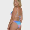 Top de bikini triangular alto Sun Fade Slide