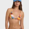 Top de bikini triangular con tiras Lei Daze Tall