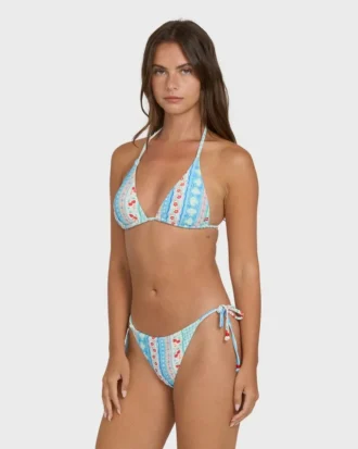 Top de bikini triangular Picnic Multi