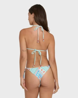 Top de bikini triangular Picnic Multi