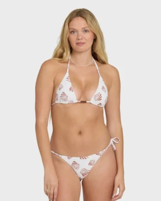 Top de bikini triangular Remi de Sandy Shells