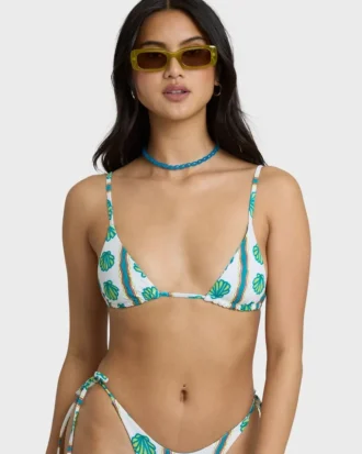 Top de bikini triangular reversible Salty Waves Mini Slide