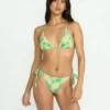 Top de bikini Triángulo Multicolor Trippin on Sun