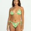 Top de bikini Triángulo Multicolor Trippin on Sun