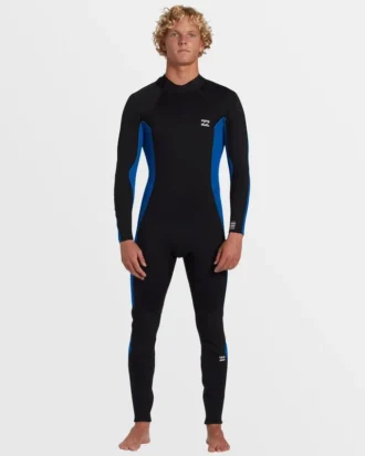 Traje de neopreno con cremallera trasera y lámina de 4/3 mm