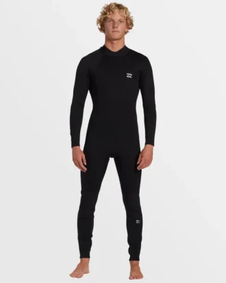 Traje de neopreno con cremallera trasera y lámina de 4/3 mm