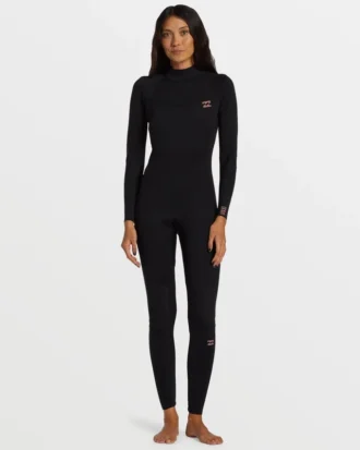 Traje de neopreno con cremallera trasera y lámina de 4/3 mm