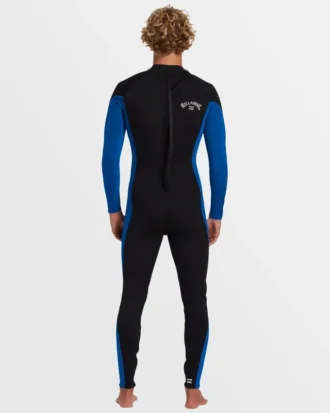 Traje de neopreno con cremallera trasera y lámina de 4/3 mm