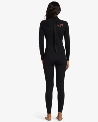 Traje de neopreno con cremallera trasera y lámina de 4/3 mm