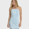 Vestido de denim lavado con sal Jade