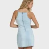 Vestido de denim lavado con sal Jade