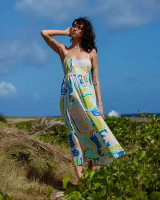 Vestido midi Island Life