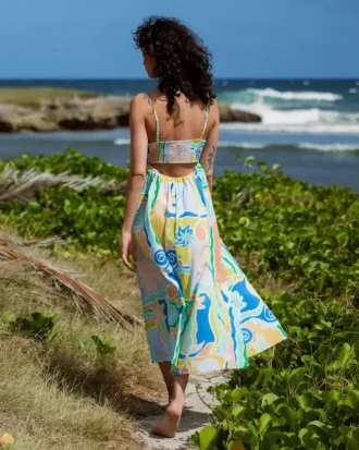 Vestido midi Island Life