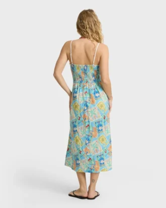 Vestido midi Palm Grove