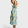 Vestido midi Palm Grove