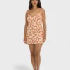 Vestido mini de punto Lost Waves
