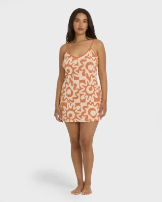 Vestido mini de punto Lost Waves